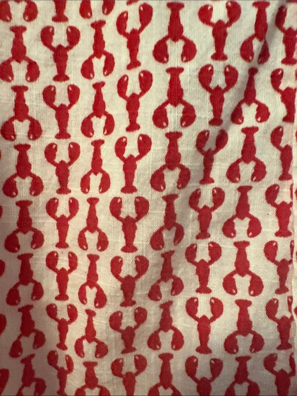 Vineyard Vines White Short-Sleeve Button-Down with Red Print